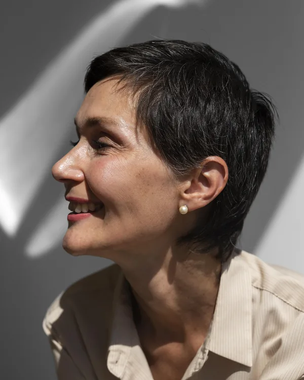 Retrato de mulher madura sorrindo